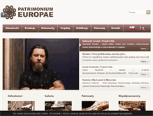 Tablet Screenshot of patrimonium-europae.org